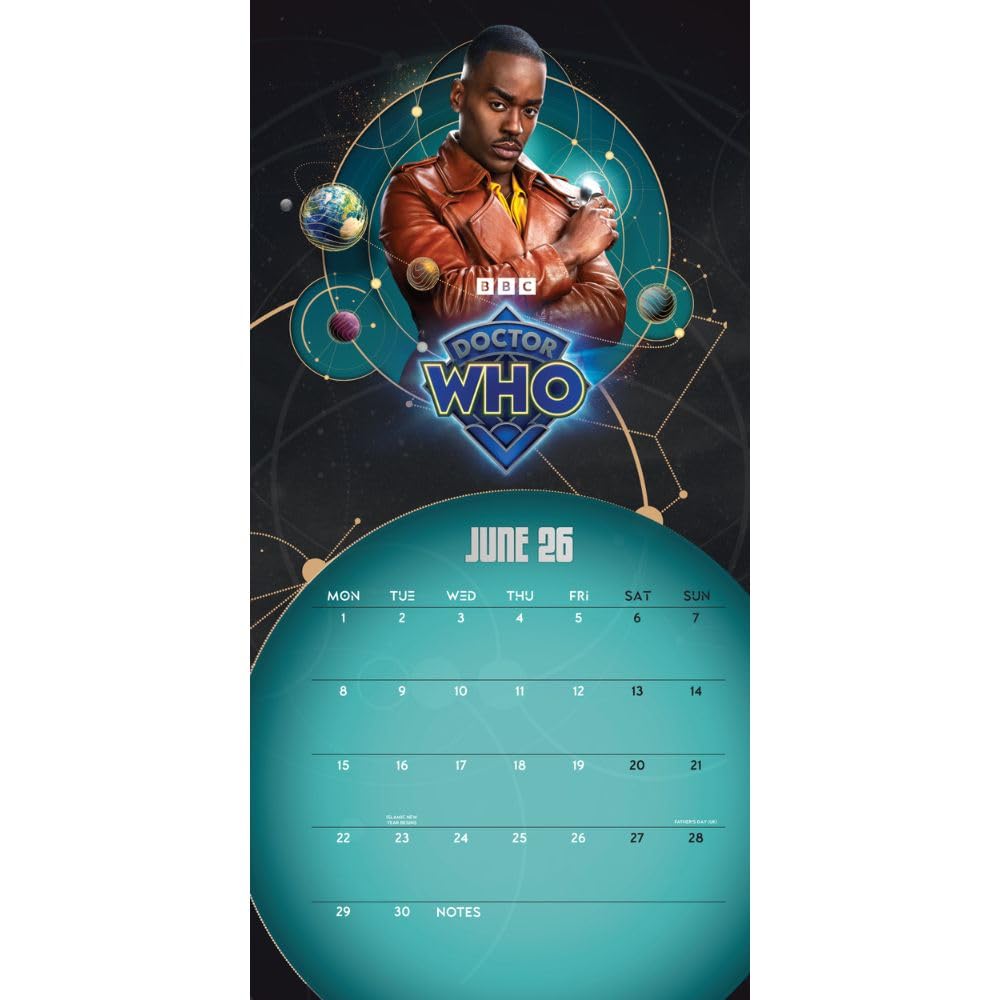 2026 Doctor Who The 15th Doctor - Square Wall Calendar