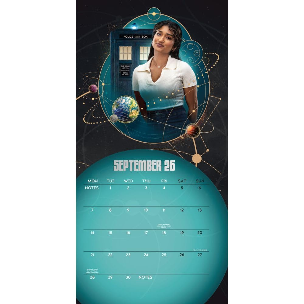 2026 Doctor Who The 15th Doctor - Square Wall Calendar