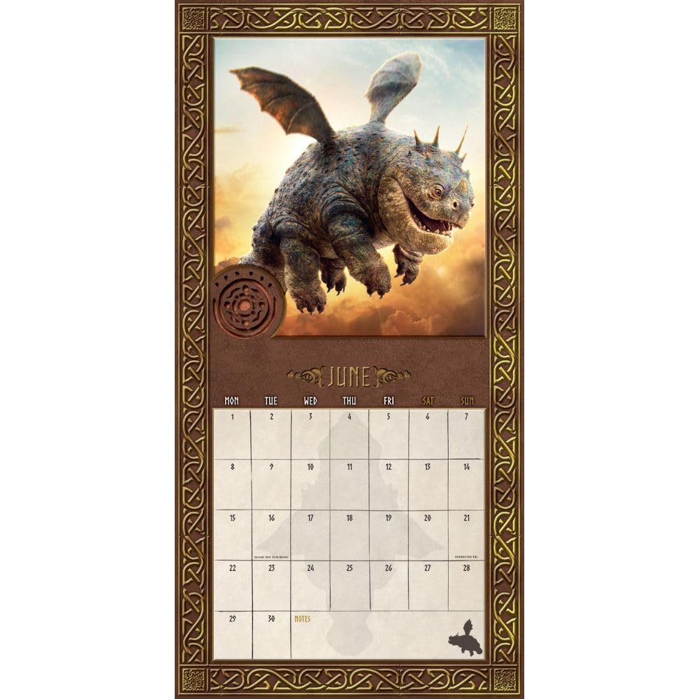 2026 How To Train Your Dragon Movie - Square Wall Calendar