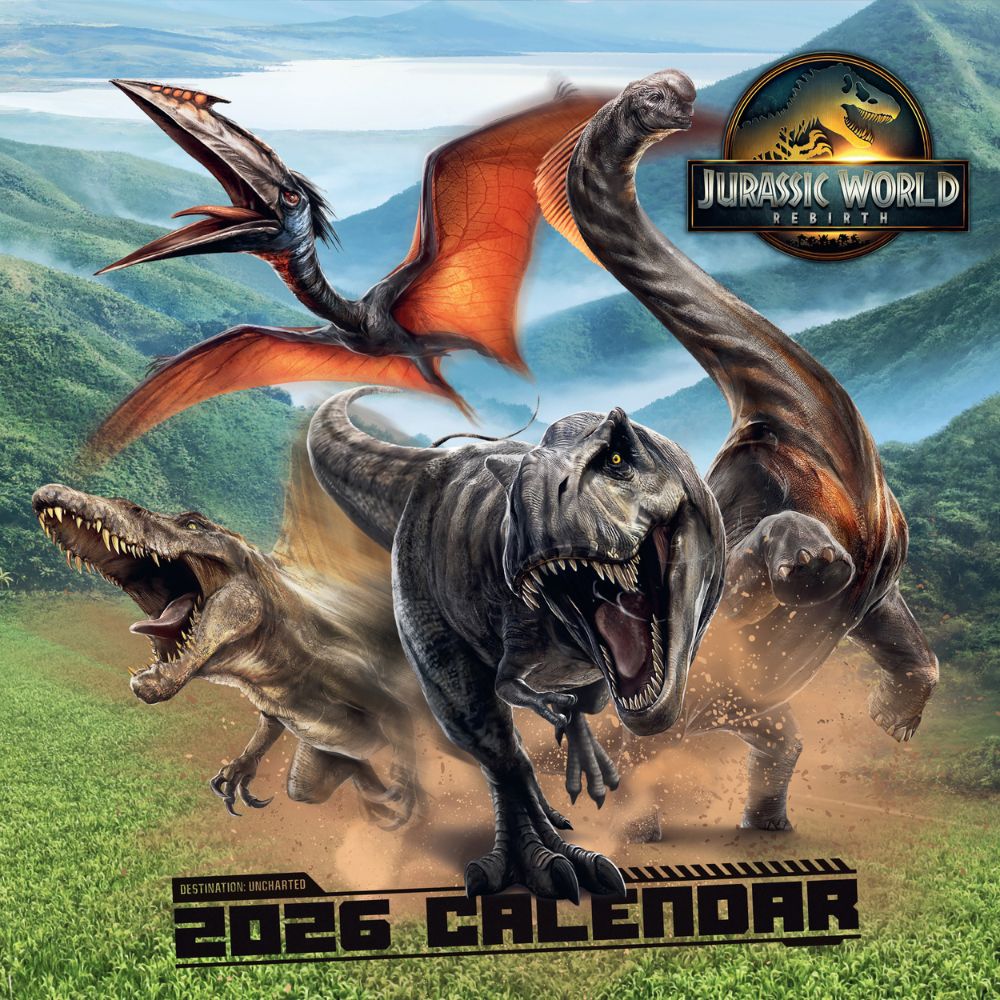 2026 Jurassic World Rebirth Movie - Square Wall Calendar