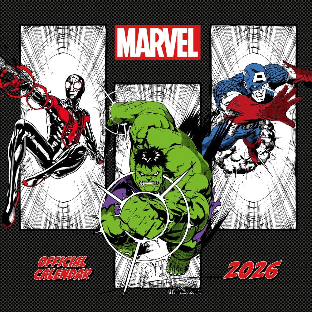 2026 Marvel Comics - Square Wall Calendar