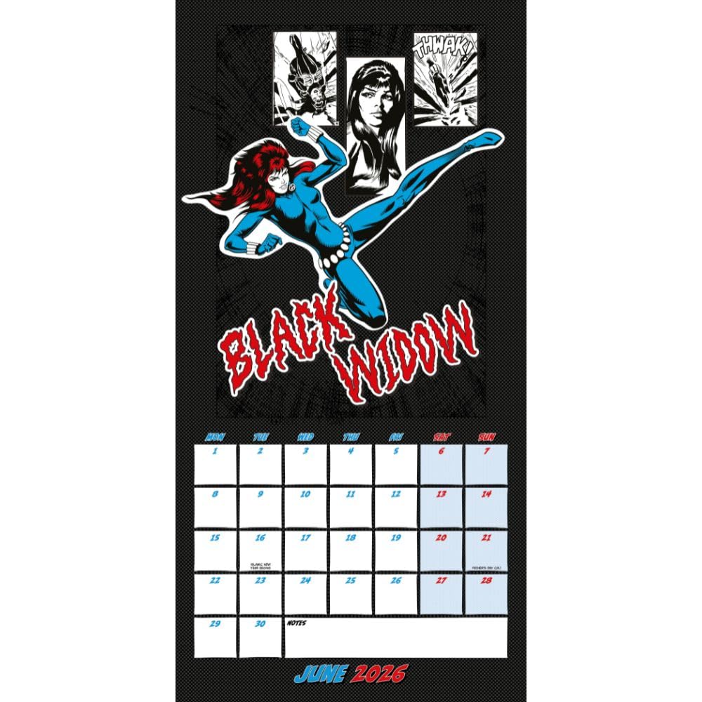 2026 Marvel Comics - Square Wall Calendar