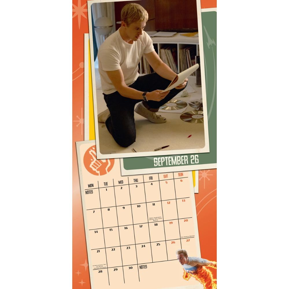 2026 Marvel Fantastic Four Movie - Square Wall Calendar