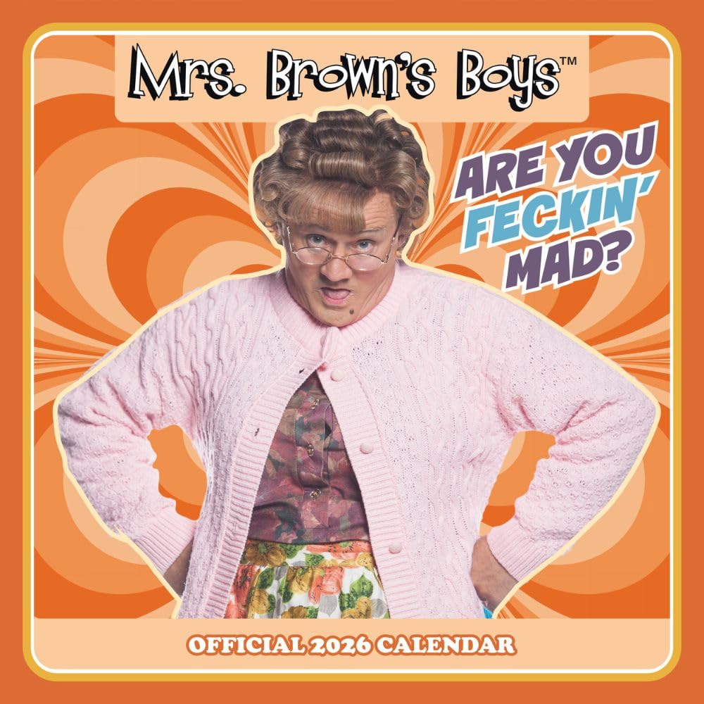 2026 Mrs. Brown's Boys - Square Wall Calendar