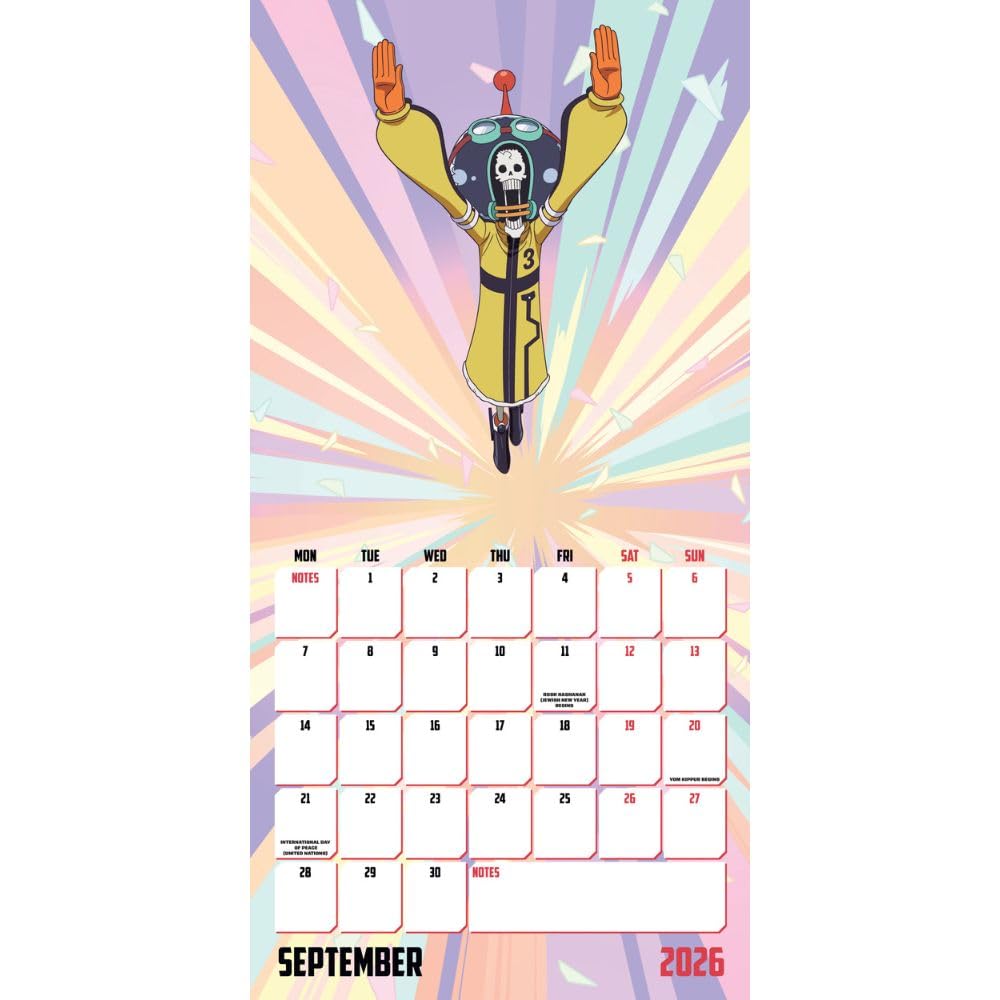 2026 One Piece - Square Wall Calendar
