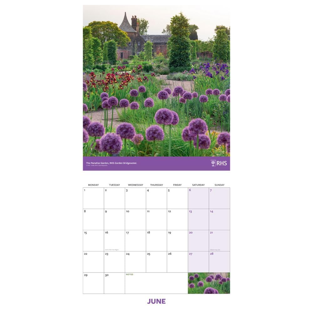 2026 RHS Gardens - Square Wall Calendar