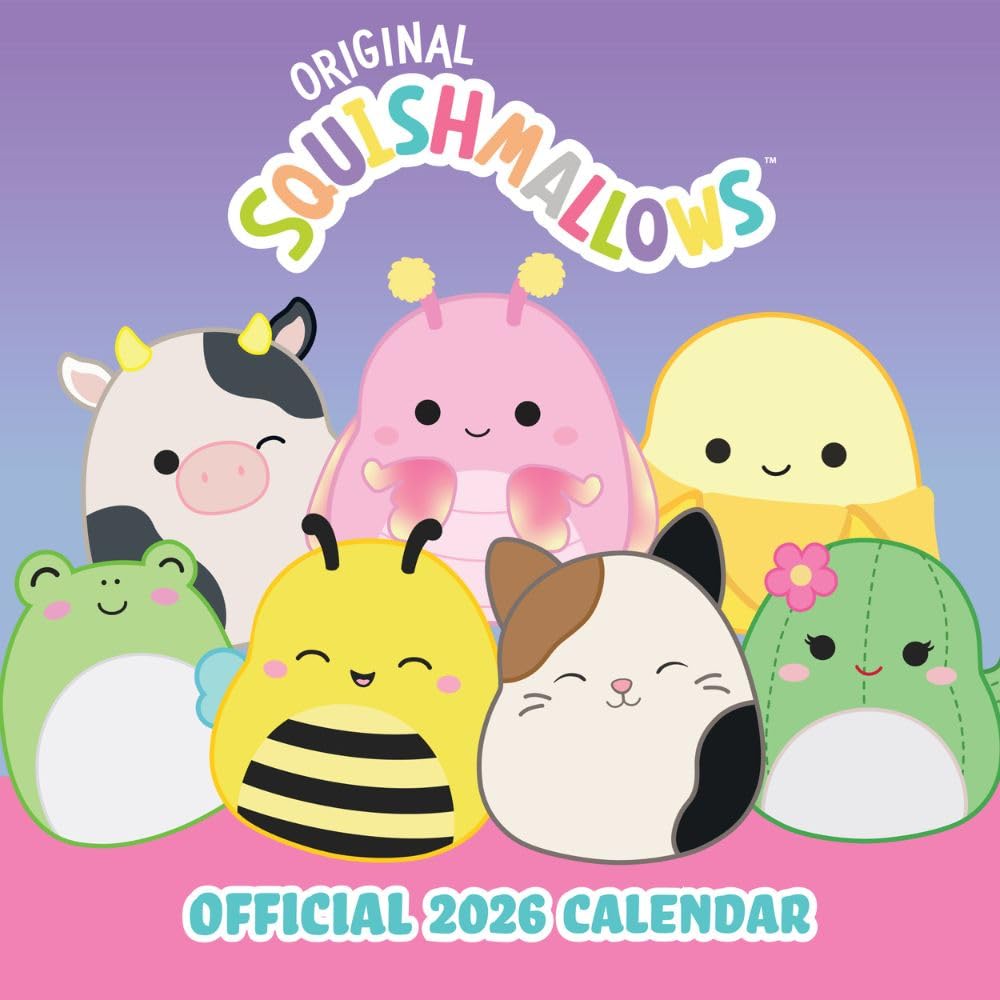 2026 Squishmallows - Square Wall Calendar