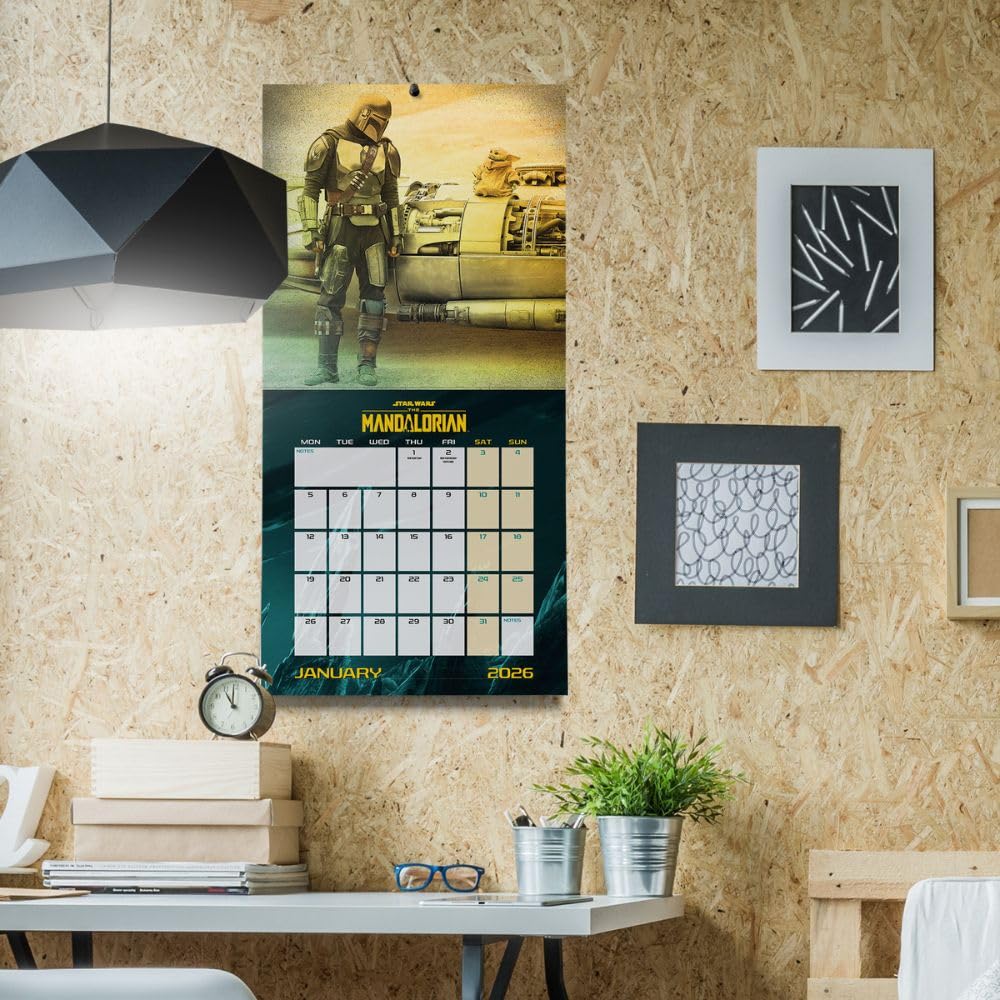 2026 Star Wars - The Mandalorian - Square Wall Calendar