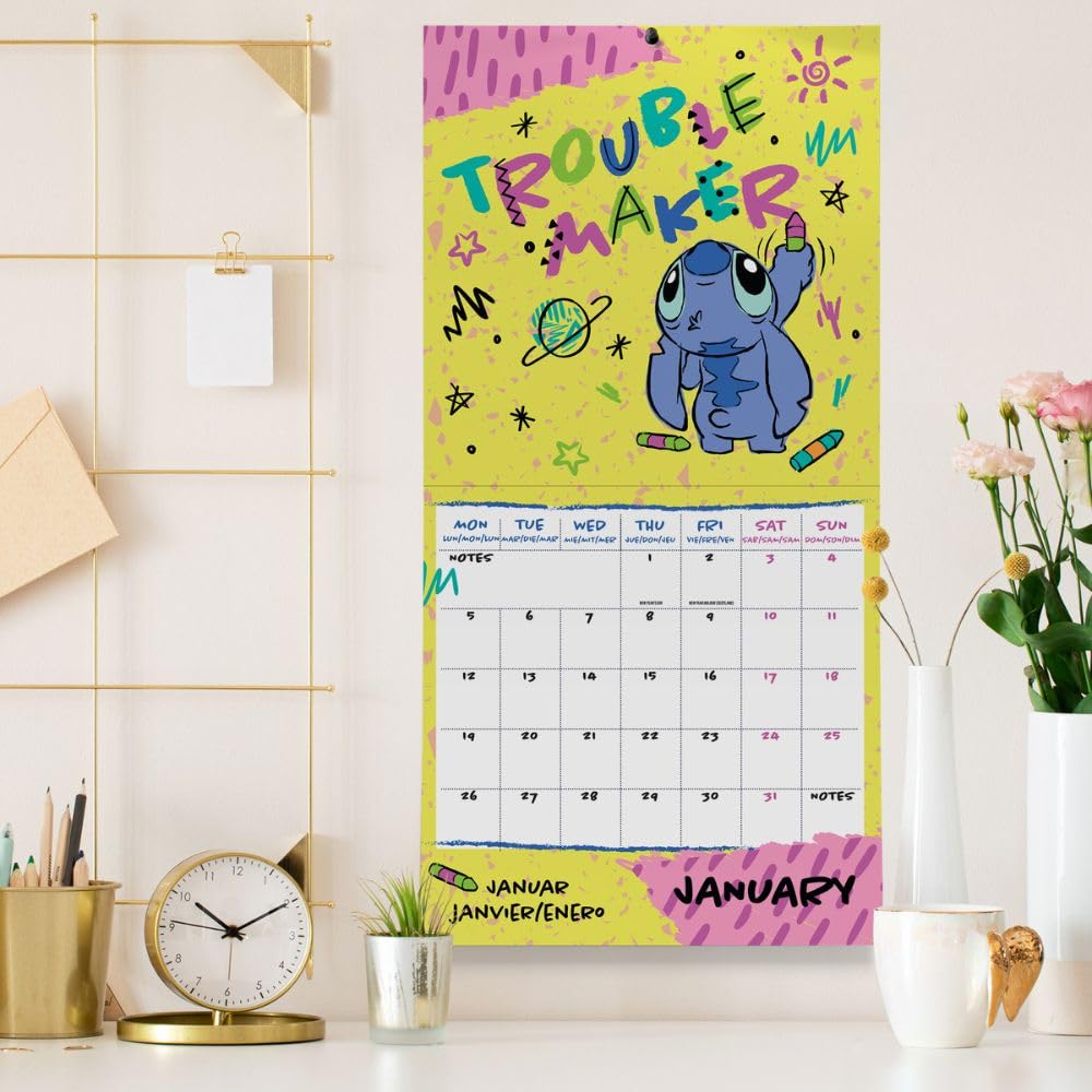 2026 Stitch - Square Wall Calendar