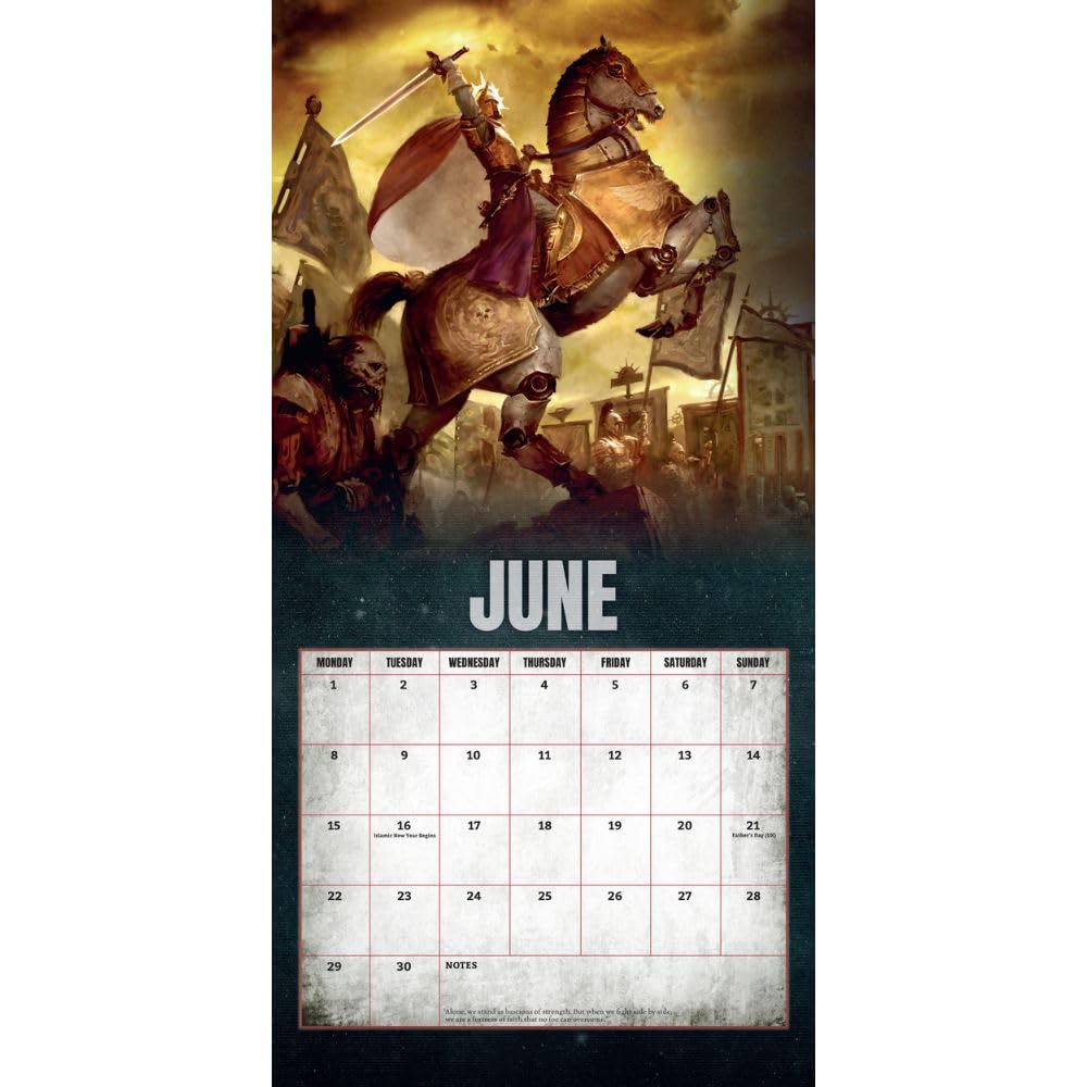 2026 Warhammer - Square Wall Calendar