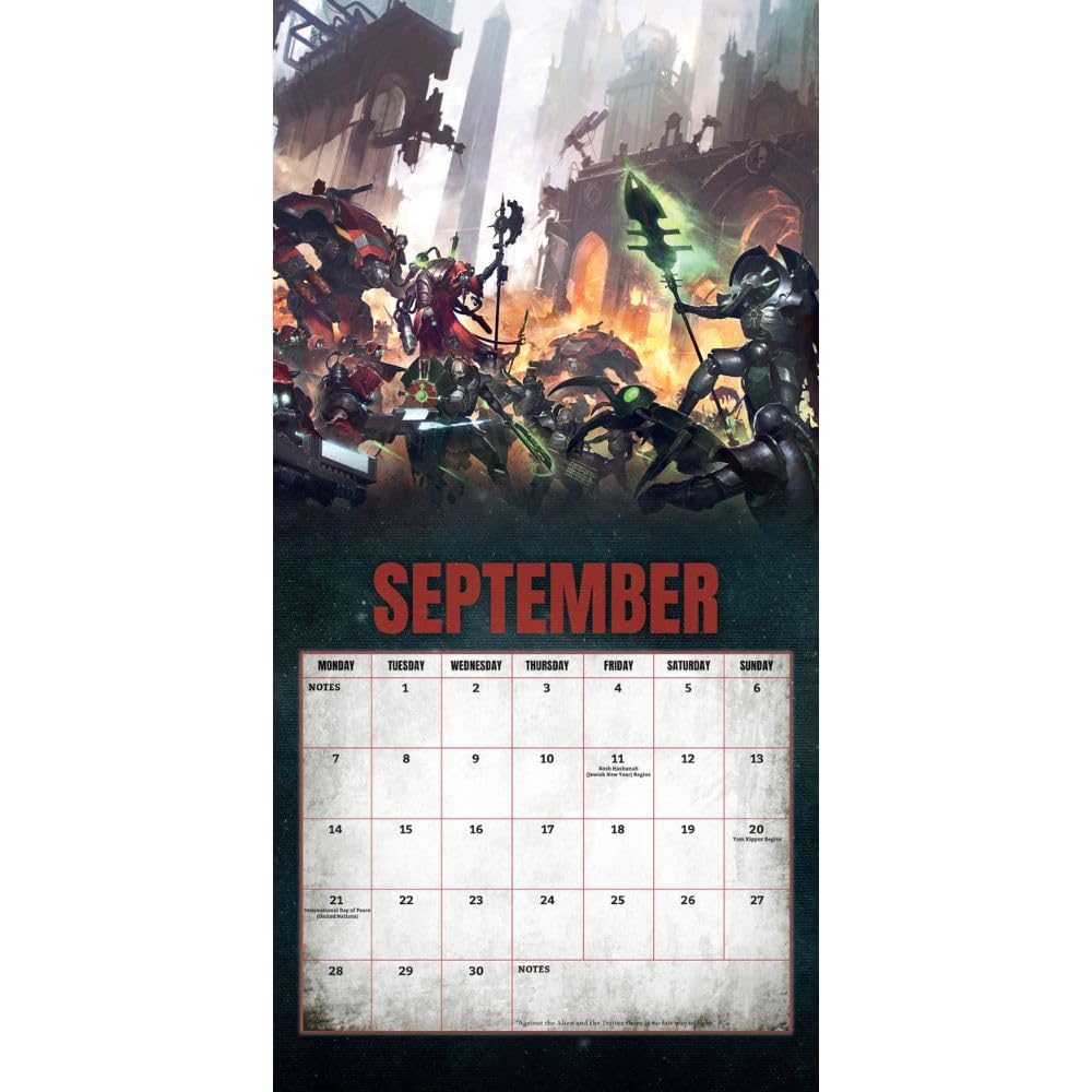 2026 Warhammer - Square Wall Calendar