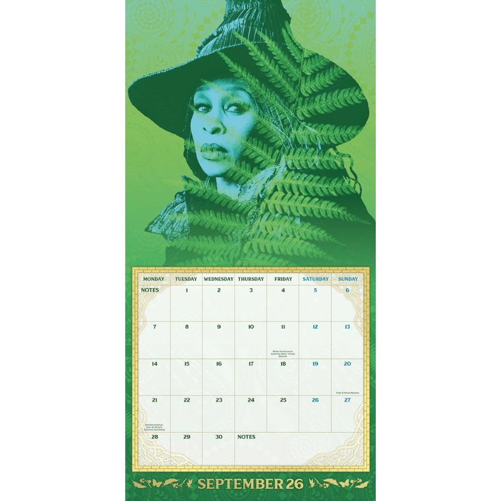 2026 Wicked 2 Wall Calendar | Paper Source