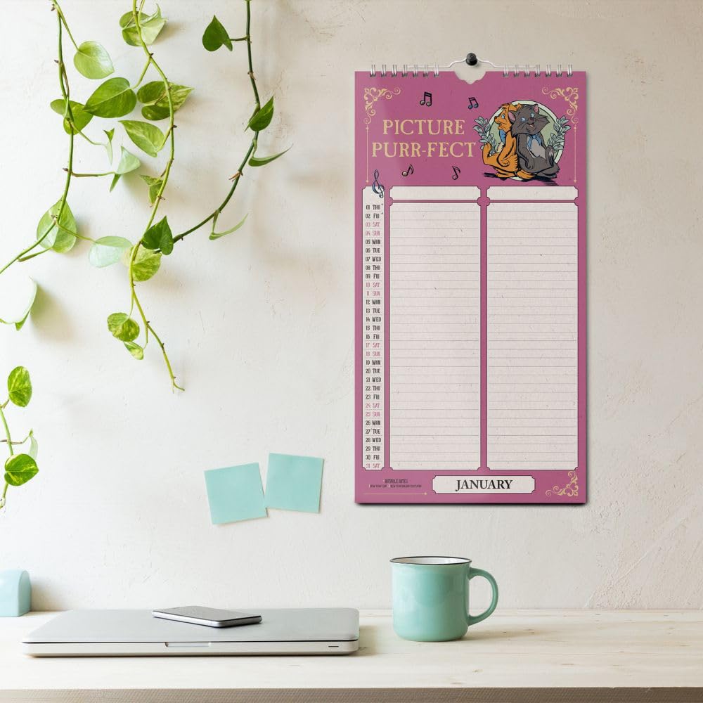 2026 Disney Yours & Mine - Slim Wall Calendar