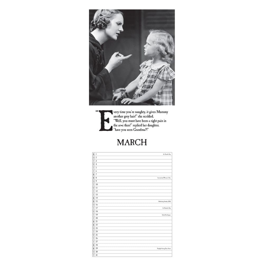 2026 On The Ceiling - Slim Wall Calendar