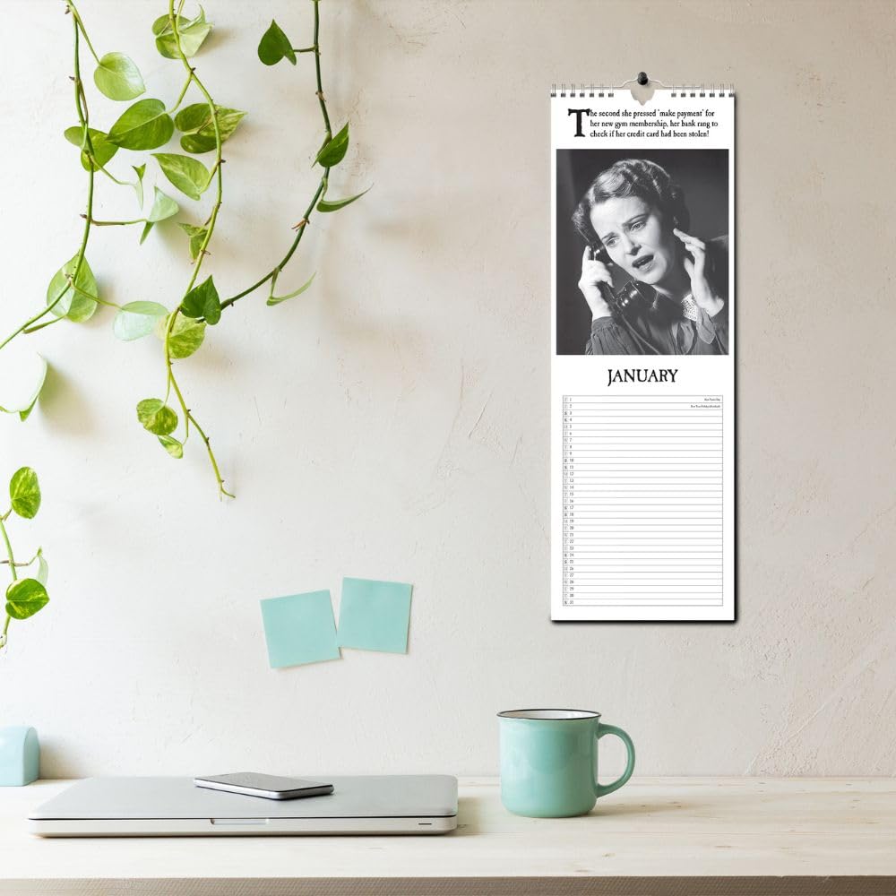 2026 On The Ceiling - Slim Wall Calendar