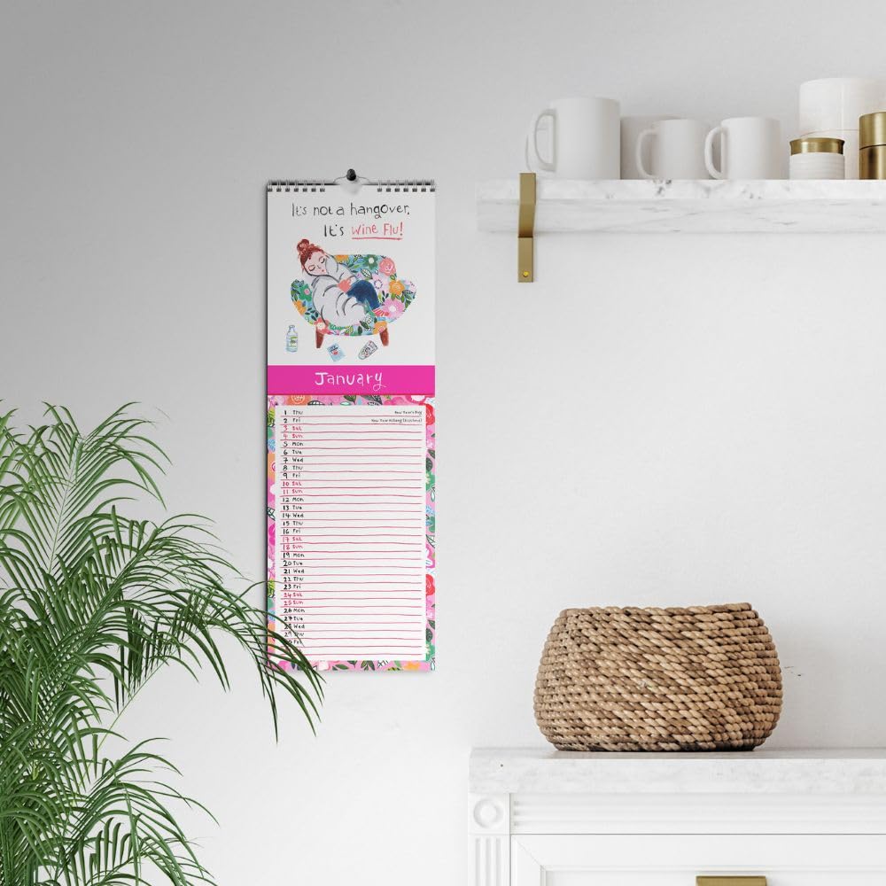 2026 Is it Friday Yet? - Paper Salad - Slim Wall Calendar