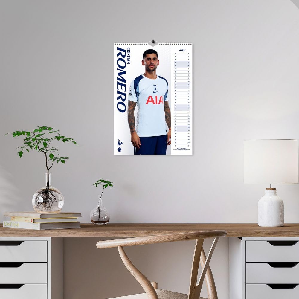 2026 Tottenham Hotspur FC - A3 Wall Calendar