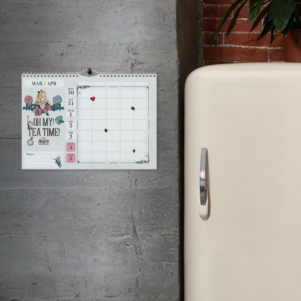 2026 Disney Heritage - Family Organiser Calendar - Deluxe Wall Calendar