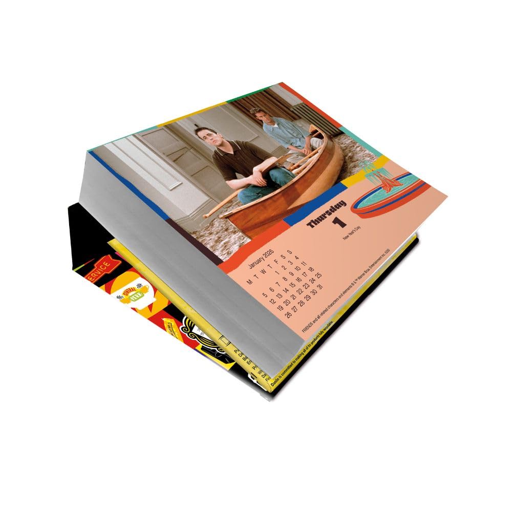 2026 Friends - Daily Boxed Page-A-Day Calendar