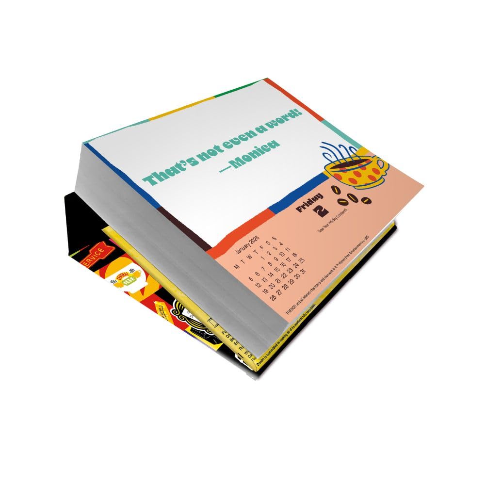 2026 Friends - Daily Boxed Page-A-Day Calendar