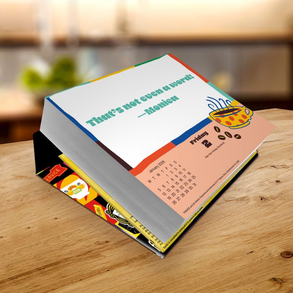 2026 Friends - Daily Boxed Page-A-Day Calendar