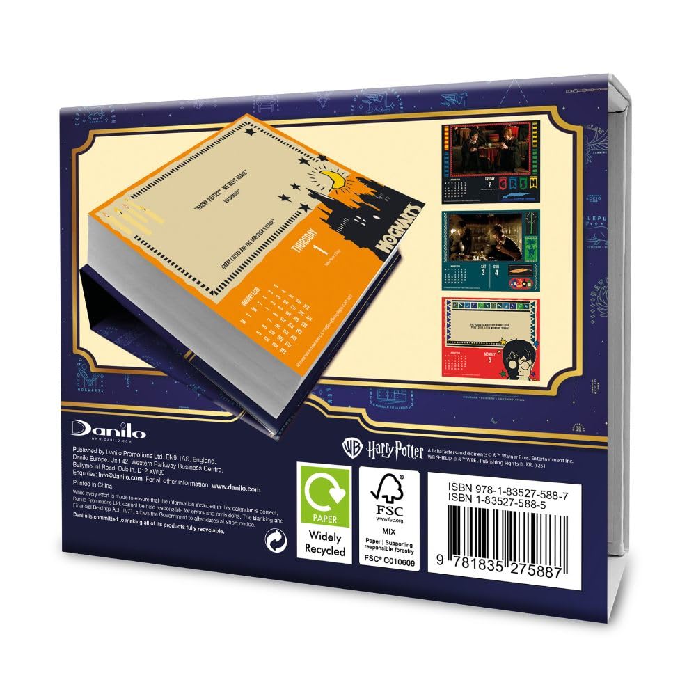 2026 Harry Potter - Daily Boxed Page-A-Day Calendar