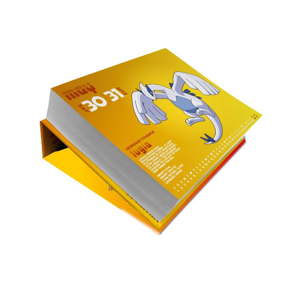 2026 Pokemon - Daily Boxed Page-A-Day Calendar