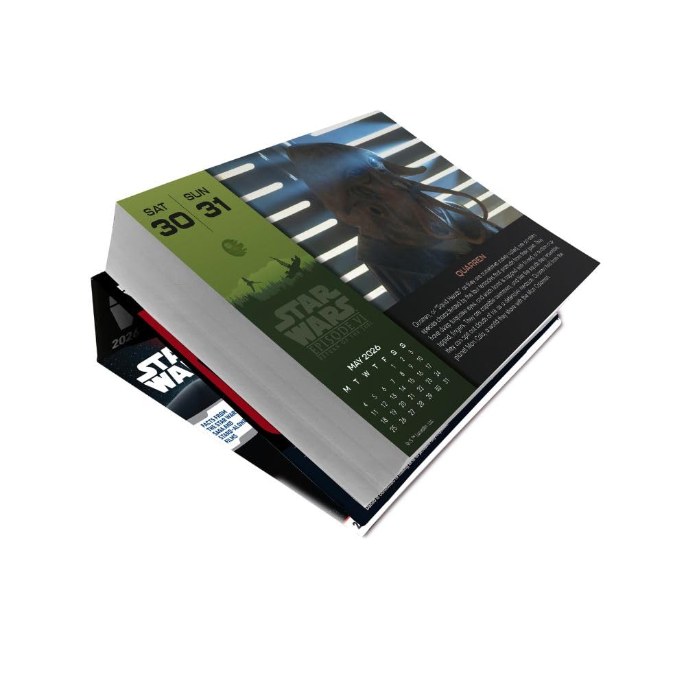 2026 Star Wars Classic - Daily Boxed Page-A-Day Calendar