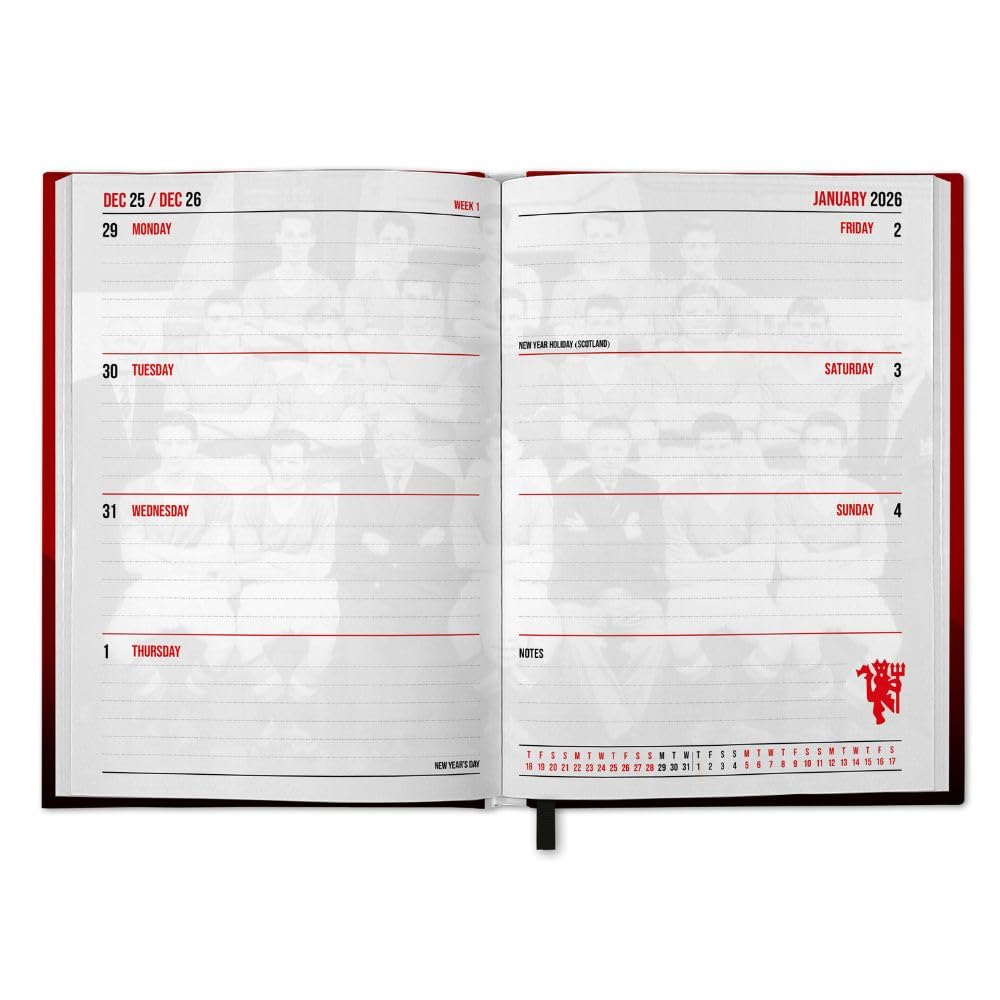 2026 Manchester United FC - Weekly Diary/Planner
