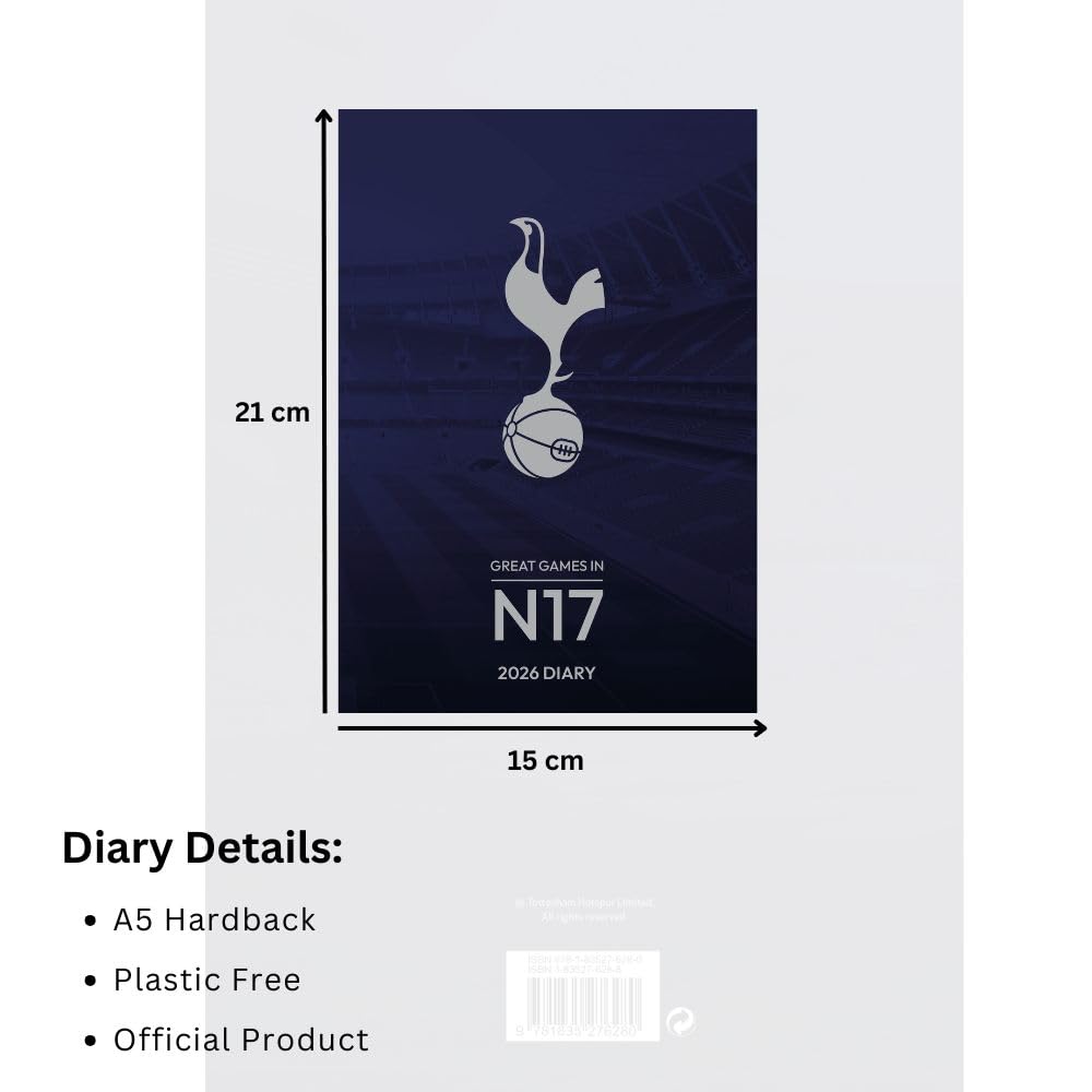 2026 Tottenham Hotspur FC - Weekly Diary/Planner