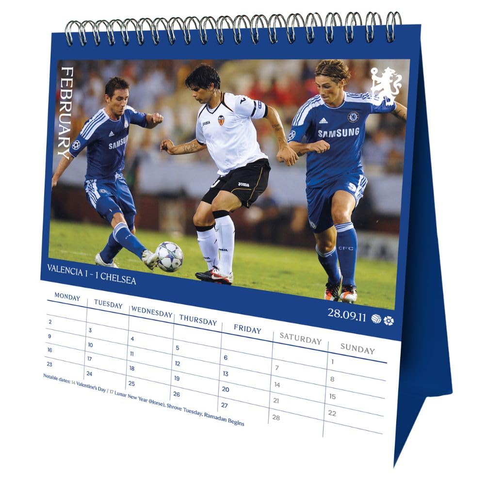 2026 Chelsea FC - Desk Easel Calendar
