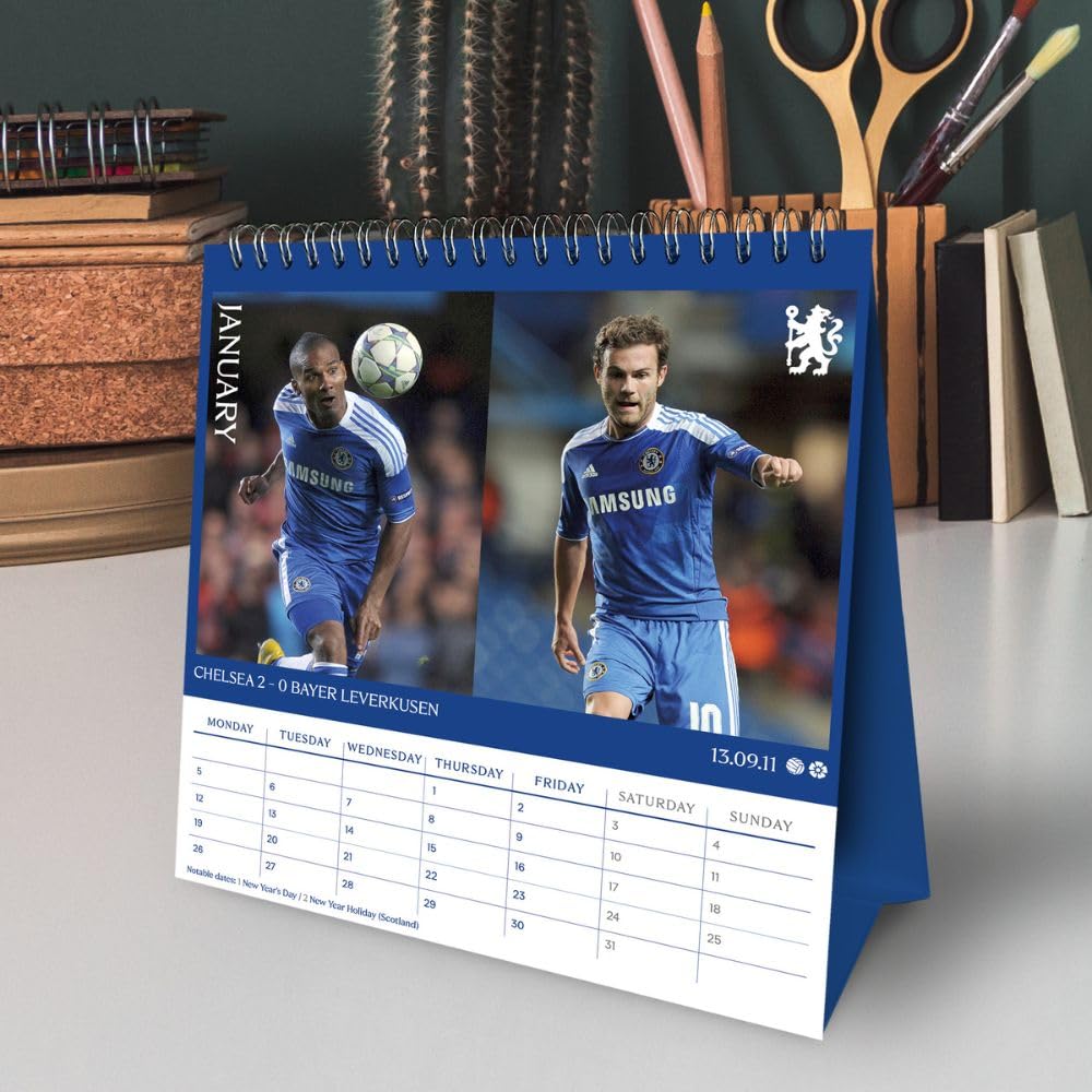 2026 Chelsea FC - Desk Easel Calendar