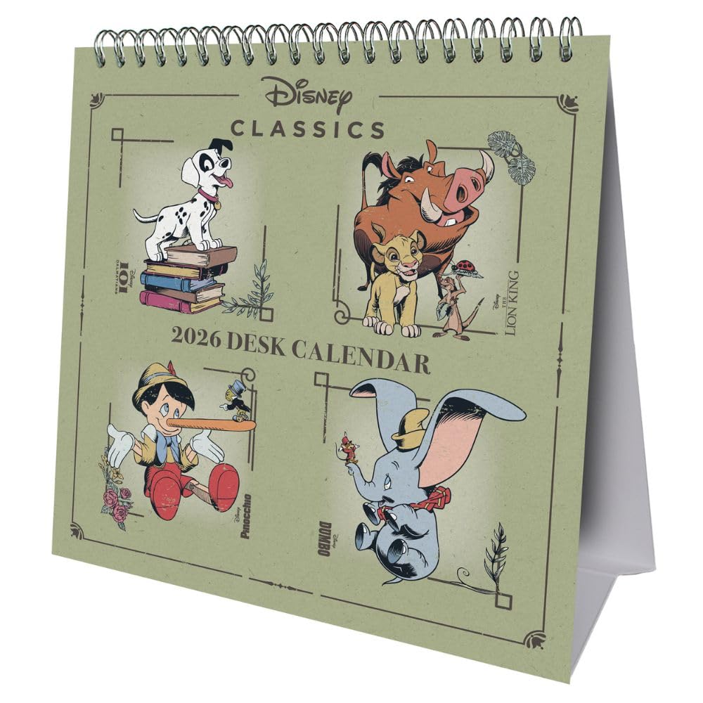 2026 Disney Heritage - Desk Easel Calendar