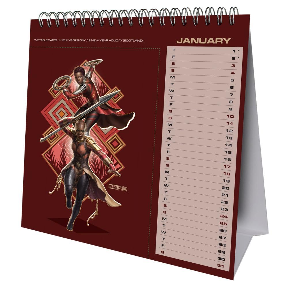 2026 Marvel Studios - Desk Easel Calendar