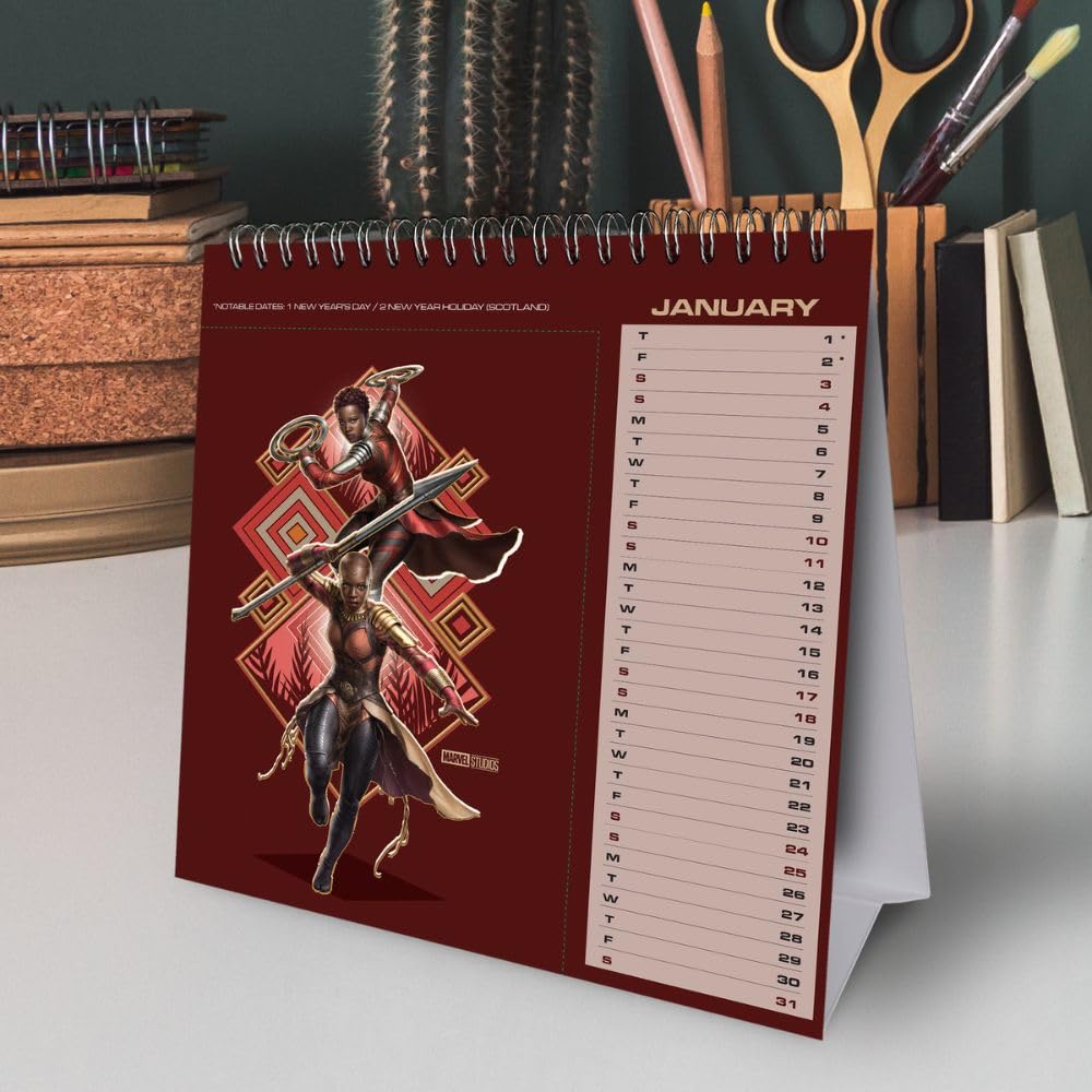 2026 Marvel Studios - Desk Easel Calendar