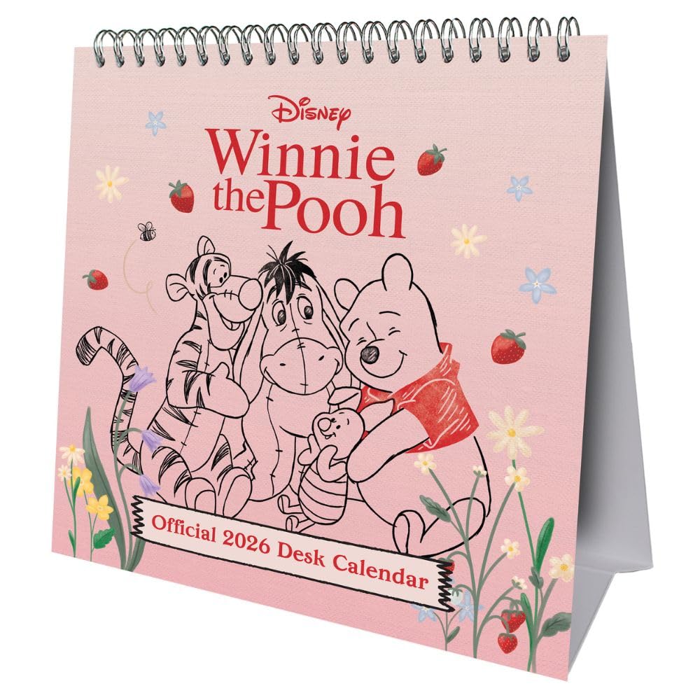 2026 Winnie The Pooh - Desk Easel Calendar