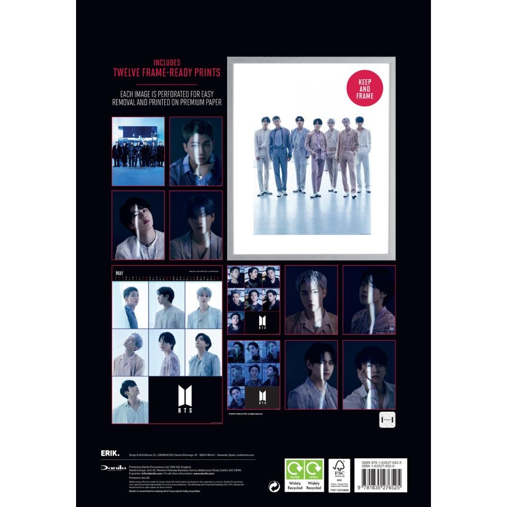 2026 Bts - A3 Deluxe Wall Calendar