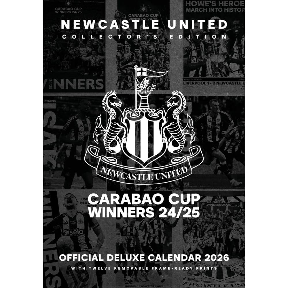 2026 Newcastle United FC - A3 Deluxe Wall Calendar