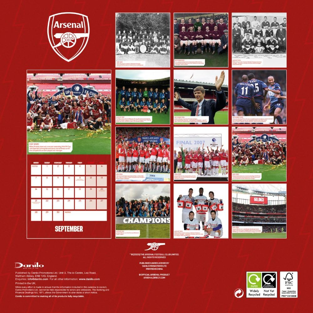 2026 Arsenal FC - Musical Gift Box Set