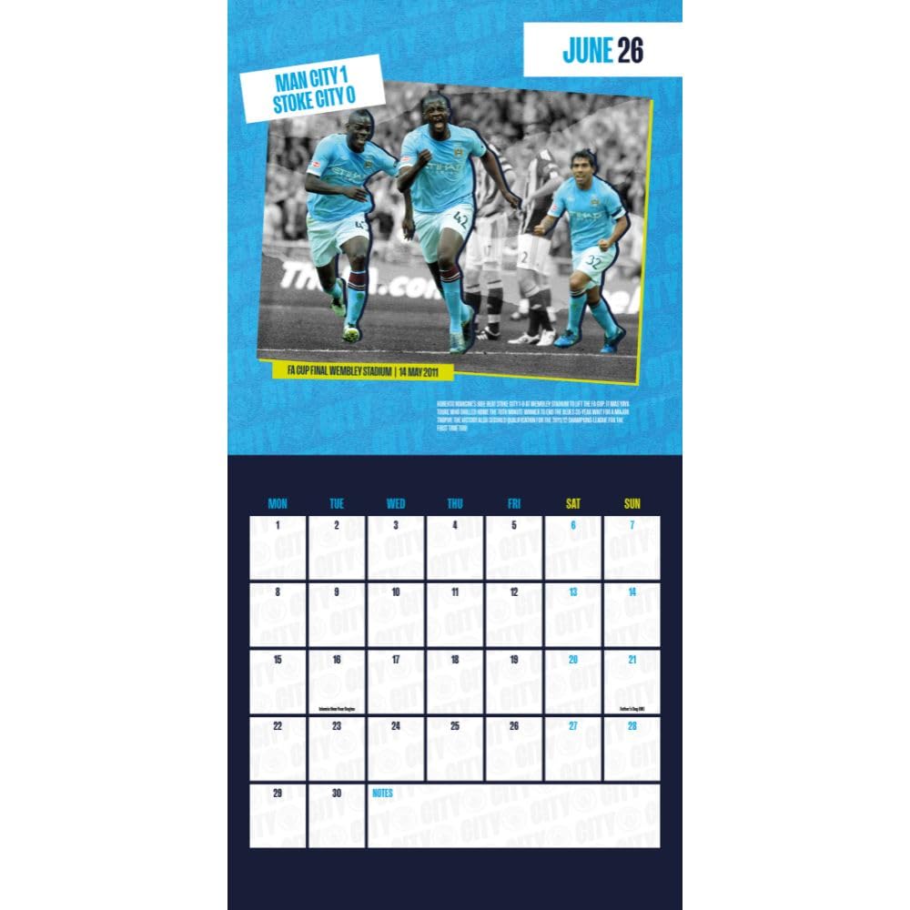 Manchester City FC - Deluxe - Calendriers 2026 | Achetez sur Manchester City FC - Deluxe - Calendriers 2026 | Achetez sur