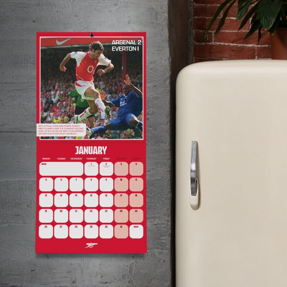 2026 Arsenal FC Legends - Square Wall Calendar