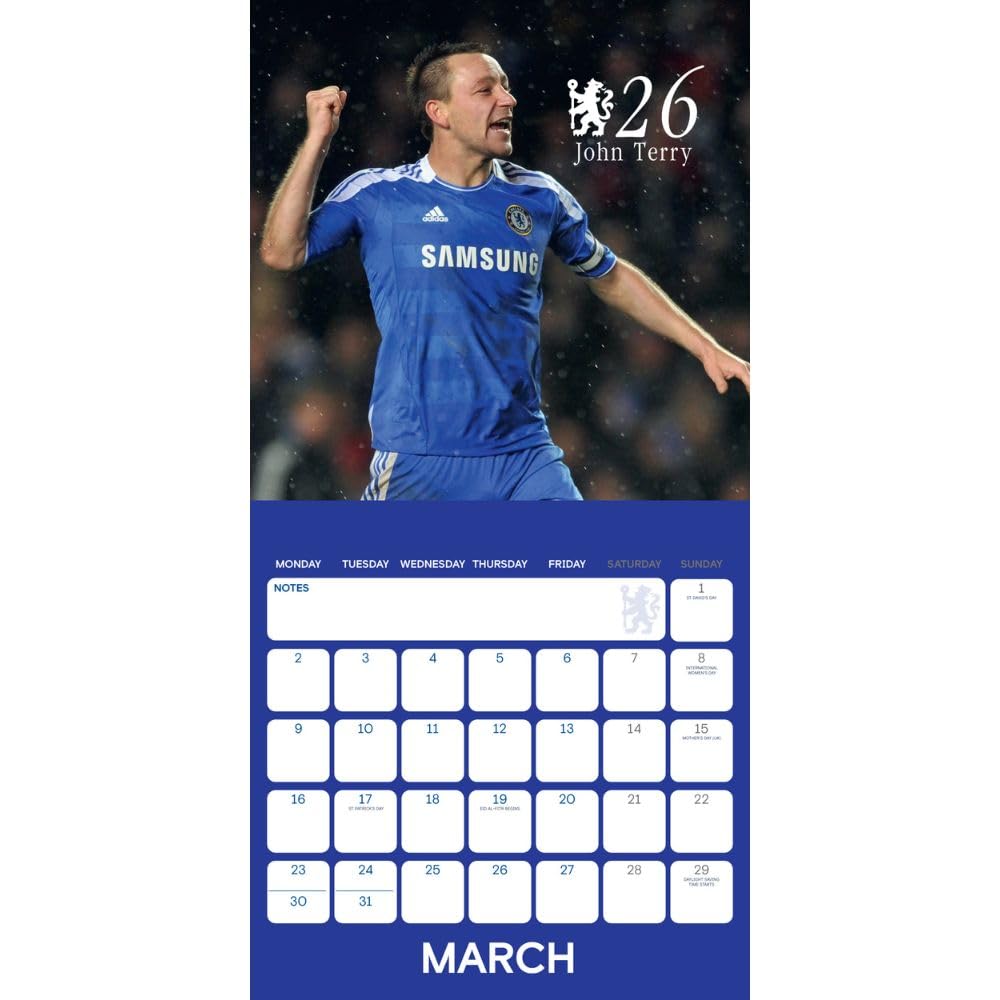2026 Chelsea FC Legends - Square Wall Calendar