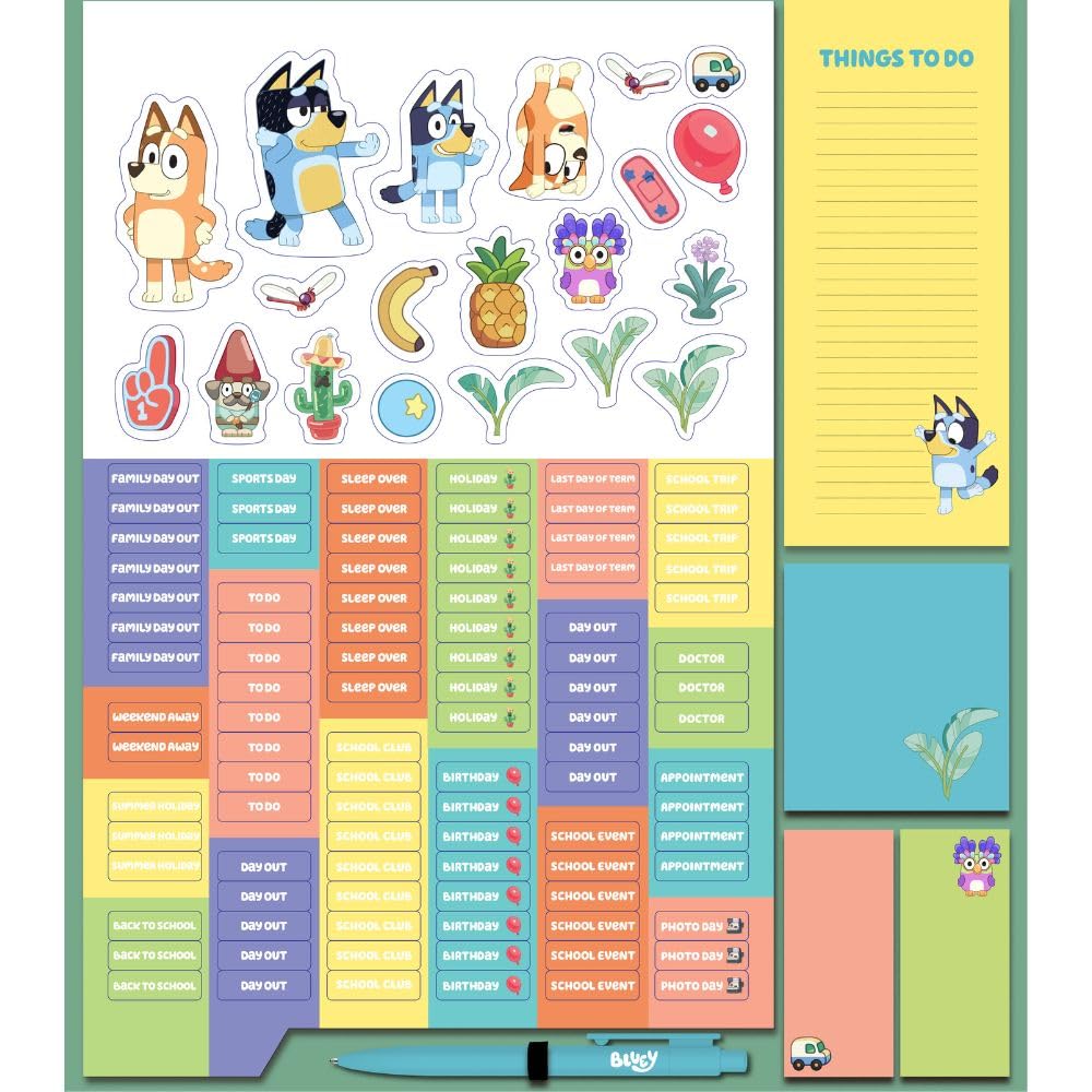 2026 Bluey - Deluxe Wall Calendar