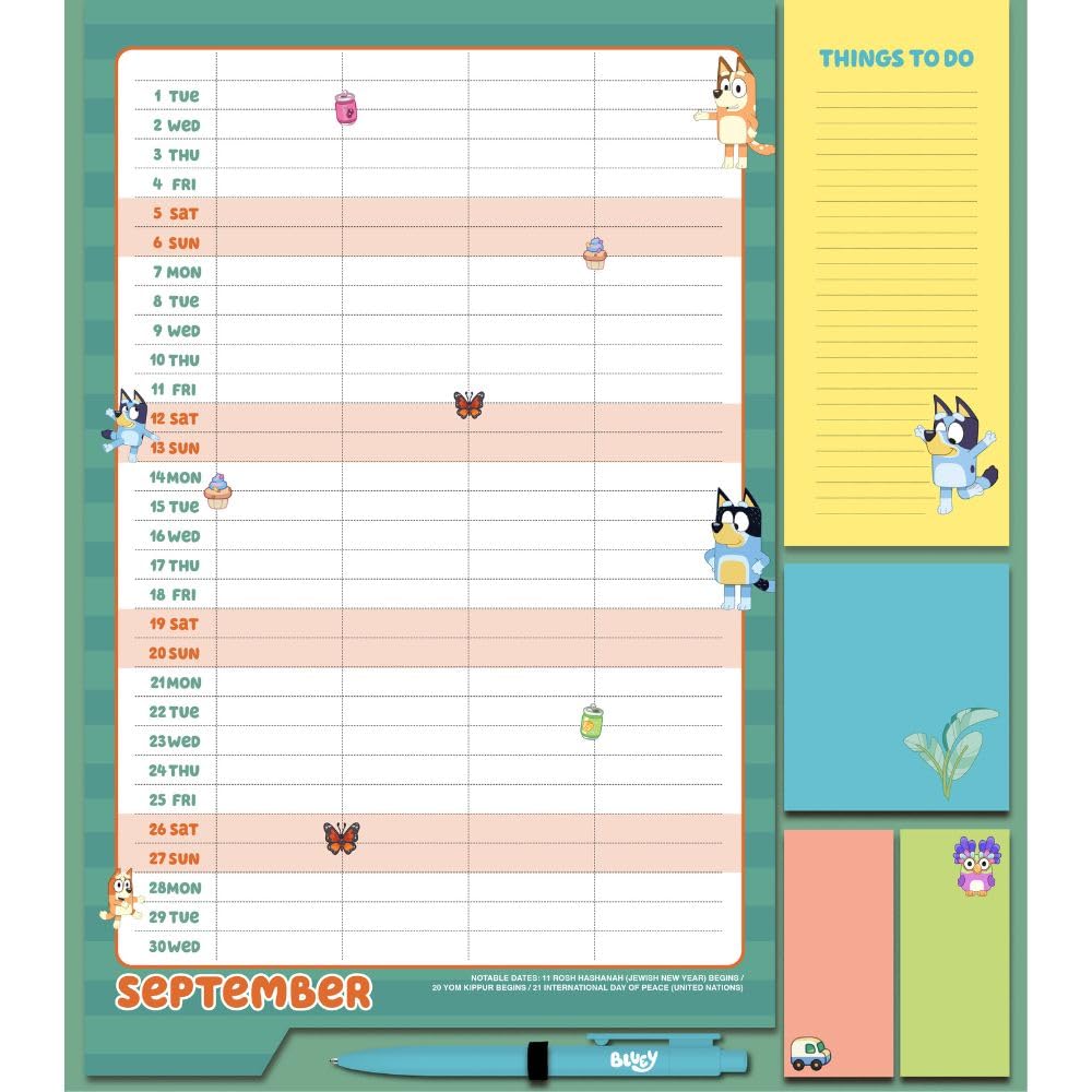 2026 Bluey - Deluxe Wall Calendar