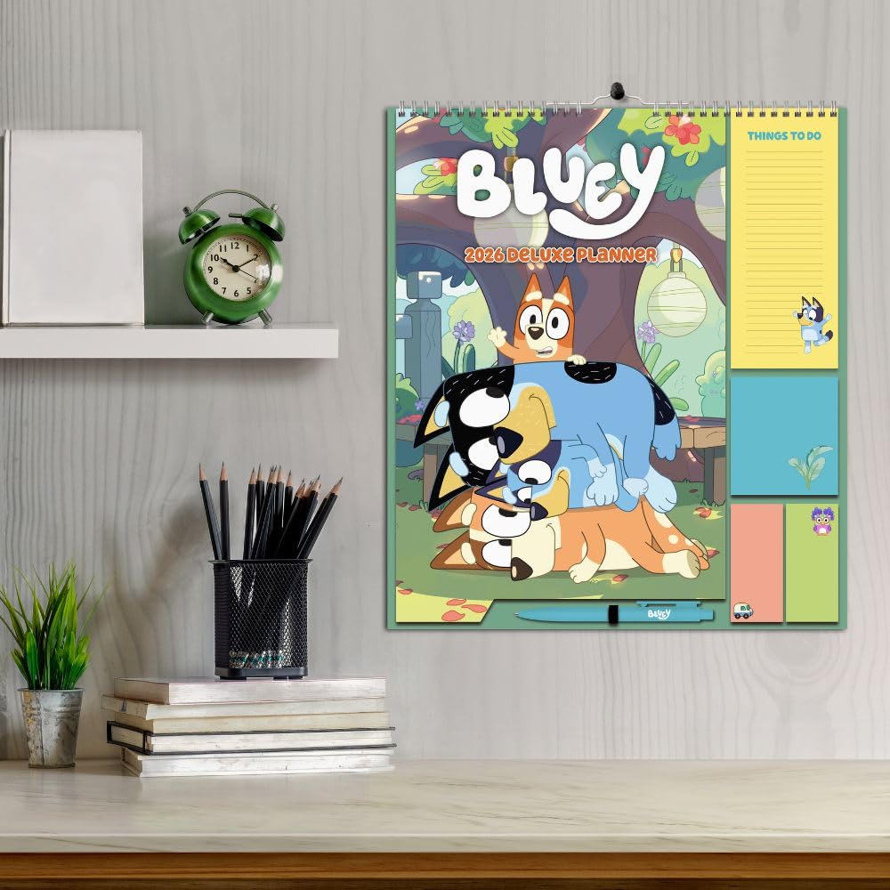 2026 Bluey - Deluxe Wall Calendar