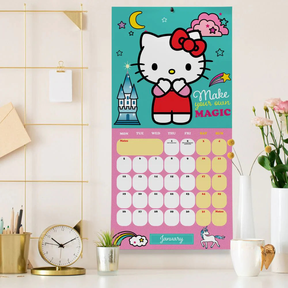 2026 Hello Kitty - Square Wall Calendar