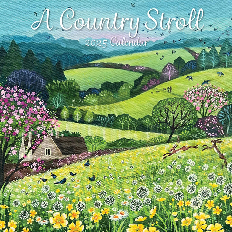 2025 A Country Stroll - Square Wall Calendar