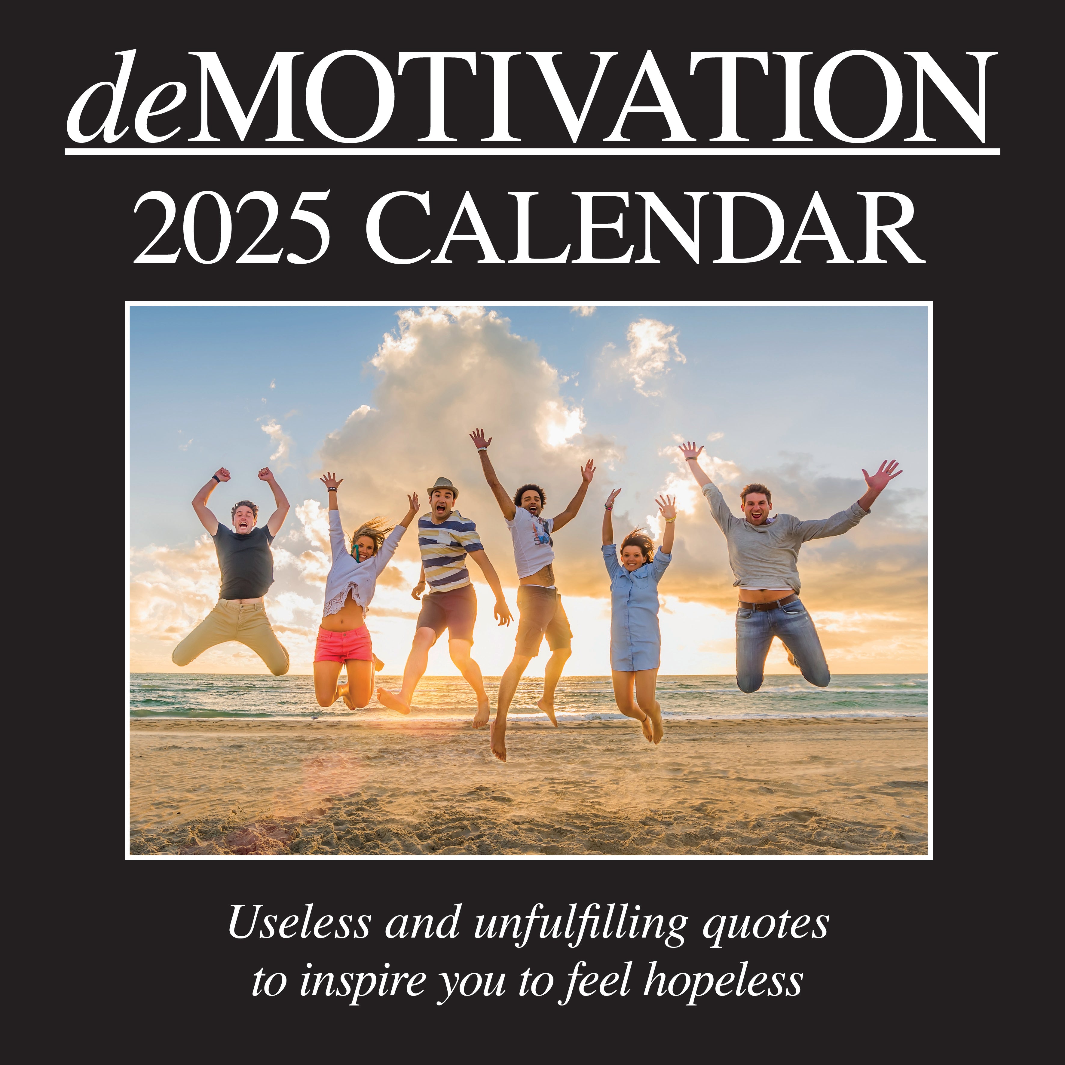 2025 deMOTIVATION - Square Wall Calendar