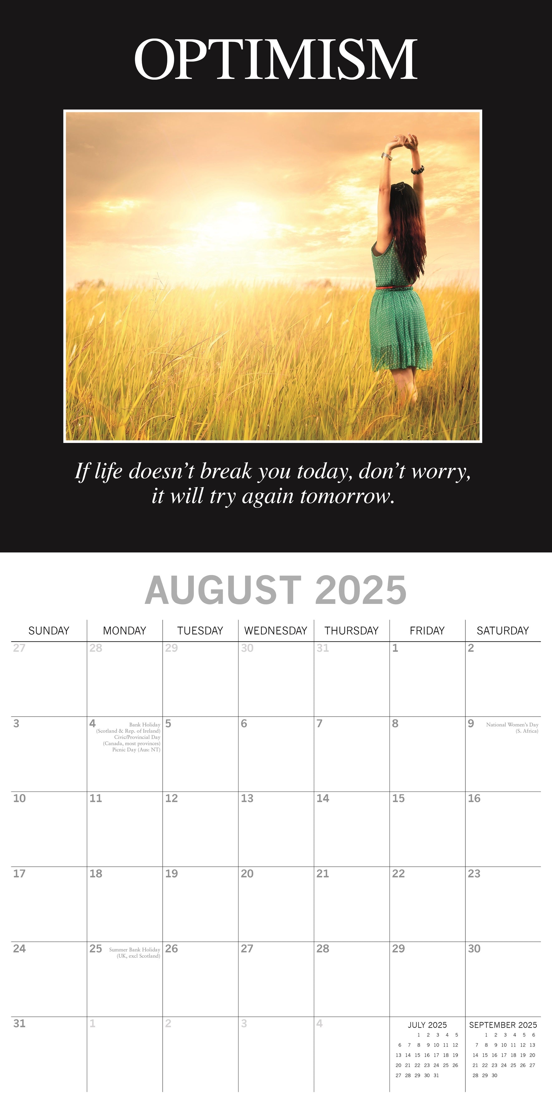 2025 deMOTIVATION - Square Wall Calendar