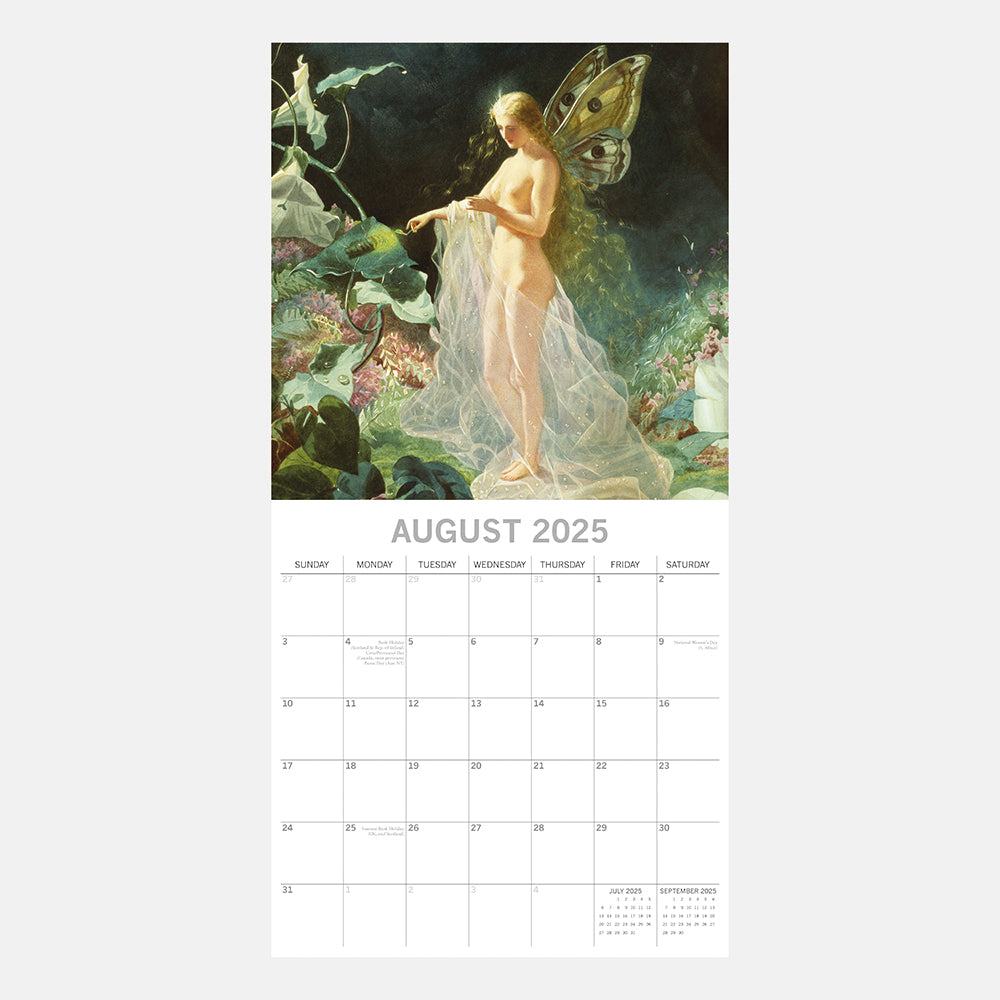 2025 Fairies - Square Wall Calendar